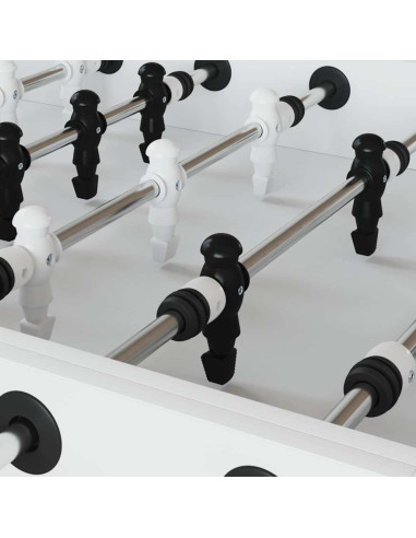 Giocatori di Tavolo da Calcio 24 pcs Nero e Bianco HIPS