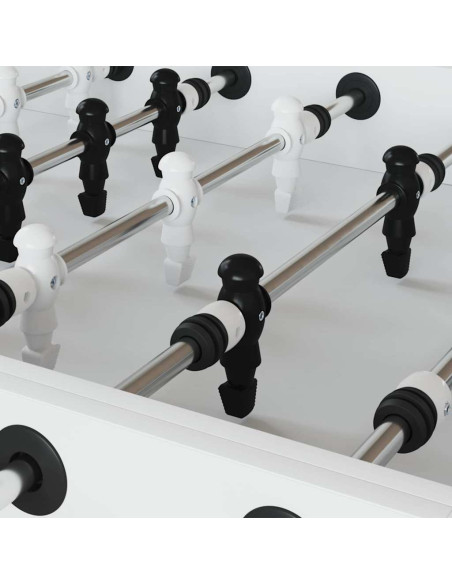 Giocatori di Tavolo da Calcio 24 pcs Nero e Bianco HIPS