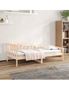 Dormeuse senza Materasso 80x200 cm in Legno Massello di Pino