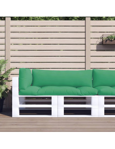 Cuscini per Pallet 3 pz Verdi in Tessuto