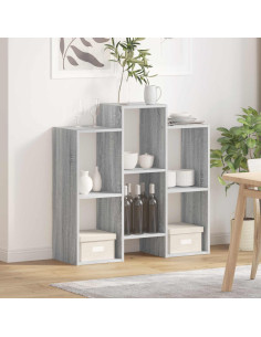 Credenza Grigio Sonoma 90 x 30 x 90 cm