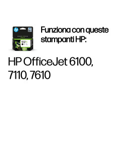 HP Cartuccia originale inchiostro nero ad alta capacità 932XL