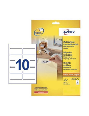 ETICHETTE RIM. 96X50 8MM 25FF