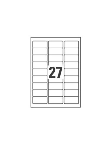 ETIC.POLIESTERE ARGENTO 63 5 X 29 6