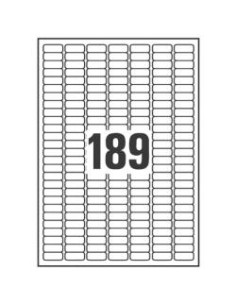 ETIC.POLIESTERE ARGENTO 24.5X10