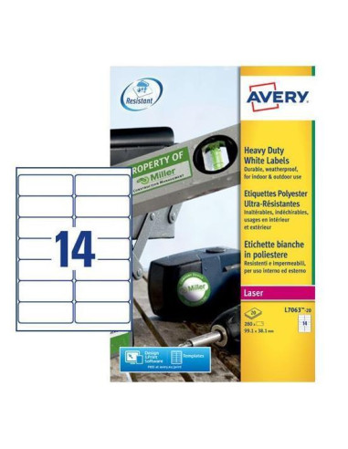 ETICH POLIESTERE 99 1X38 1  SINGOLO