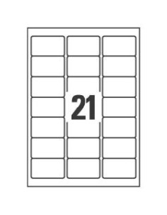 ETICH TRASP.INDIRIZ63 5X38 1  SING.