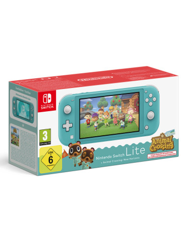 Nintendo Console Switch Lite + Animal Crossing: New Horizons (turchese)