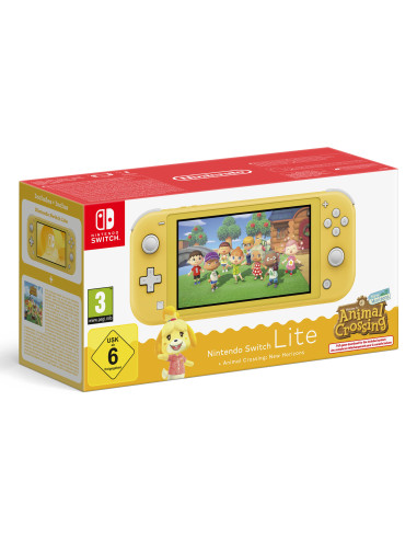 Nintendo Console Switch Lite + Animal Crossing: New Horizons (gialla)