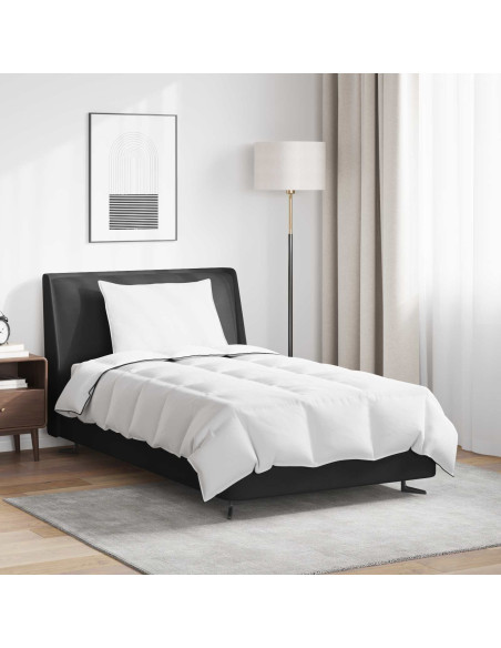 Duvet Invernale con cuscino 2 pcs Bianco Piuma d'anatra