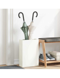 Supporto per Ombrellone Bianco 28 x 12 x 41 cm Acciaio