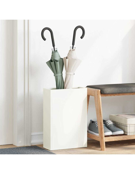 Supporto per Ombrellone Bianco 28 x 12 x 41 cm Acciaio