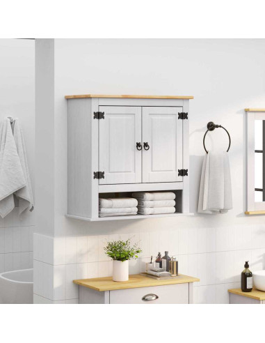 Armadio pensile Corona Bianco 70 x 33 x 71,5 cm Pino massello