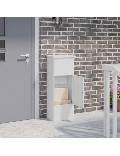 Cassetta per pacchi Bianco 44,5 x 29 x 110,5 cm Acciaio