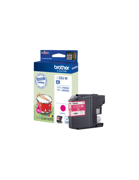 Brother LC22UM cartuccia d'inchiostro 1 pz Originale Resa elevata (XL) Magenta