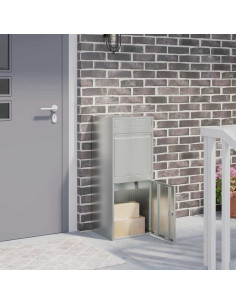 Cassetta per pacchi Nero 41 x 38 x 103 cm Acciaio zincato