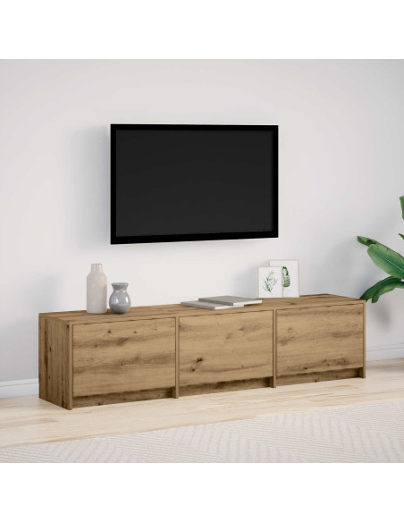 Mobile TV Rovere artigianale 165 x 34 x 40 cm Legno multistrato