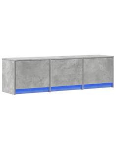 Mobile TV Calcestruzzo 140 x 34 x 40 cm Legno multistrato