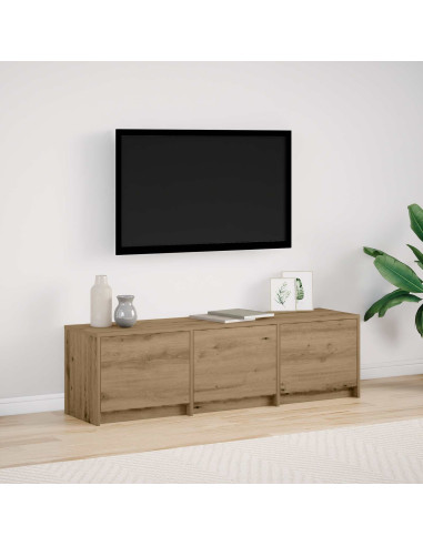 Mobile TV Rovere artigianale 140 x 34 x 40 cm Legno multistrato