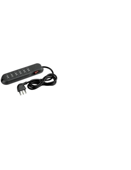 MULTIPRESA SLIM6 - 6 PRESE BIPASSO