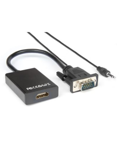 CAVO VIDEO VGA A HDMI F JACK 3.5MM