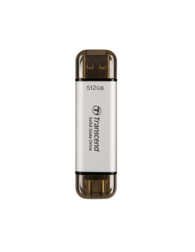 512GB EXTSSD USB10GBPS TYPEC/A SILV