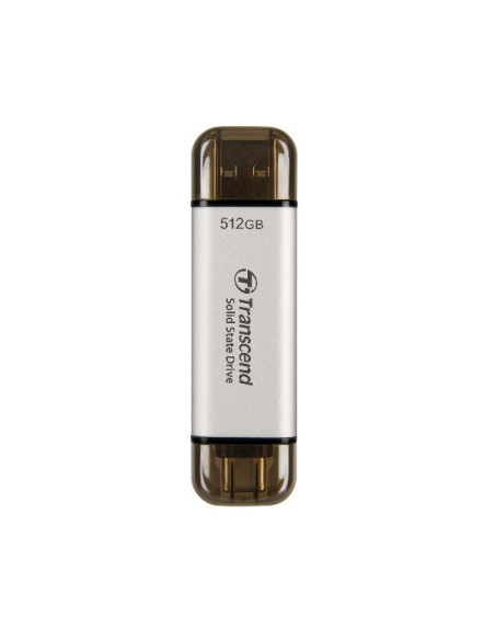 512GB EXTSSD USB10GBPS TYPEC/A SILV