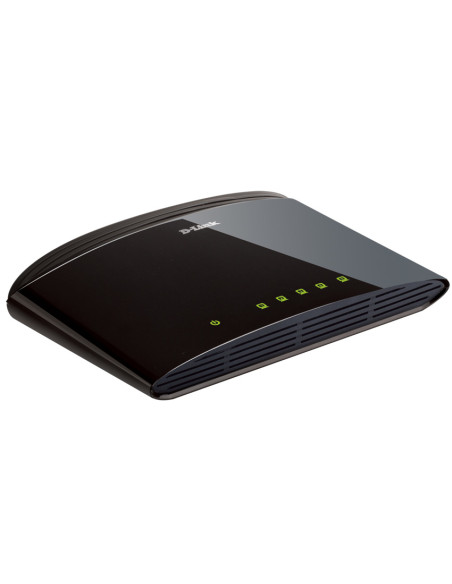 D-Link DES-1005D Non gestito Fast Ethernet (10/100) Nero