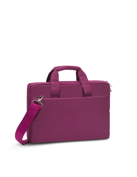 Rivacase Central borsa per notebook 33,8 cm (13.3") Valigetta ventiquattrore Porpora