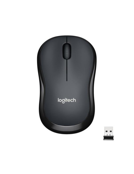 Logitech M220 SILENT Mouse Wireless, 2,4 GHz con Ricevitore USB, Tracciamento Ottico 1000 DPI, Durata Batteria di 18 Mesi, Ambid