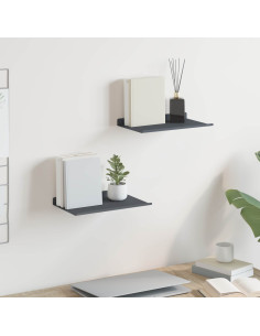 Scaffale da parete 2 pcs Antracite 30 x 18 x 2,5 cm