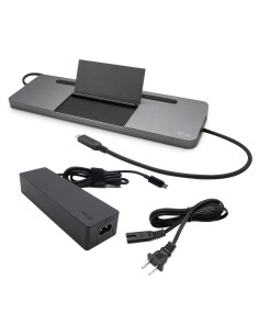 i-tec Metal SB-C Ergonomic 4K 3x Display Docking Station with Power Delivery 85 W + Universal Charger 100 W