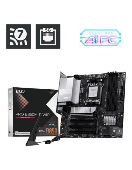 MSI PRO B850M-P WIFI scheda madre AMD B850 Socket AM5 micro ATX
