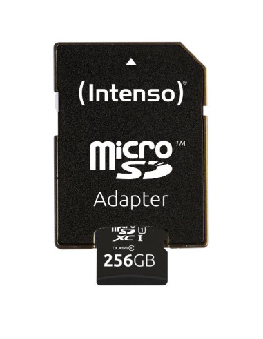 MICRO SD CON ADATTATORE 256GB UHS-I