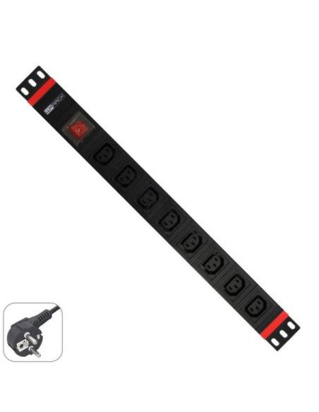 MULTIPRESA 1U 8 PRESE IEC C13 (V