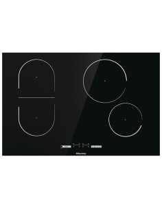 Hisense I8433C piano cottura Nero Da incasso 80 cm Piano cottura a induzione 4 Fornello(i)