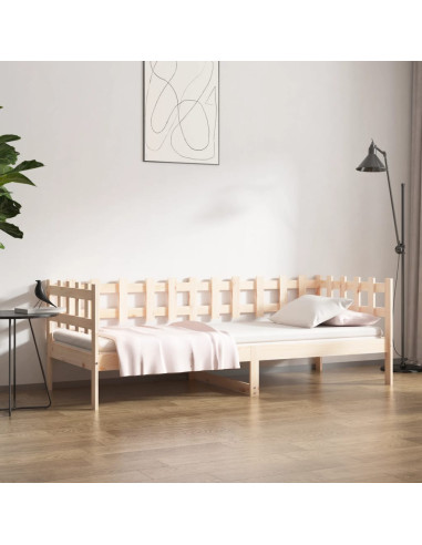 Dormeuse senza Materasso 90x190 cm in Legno Massello di Pino