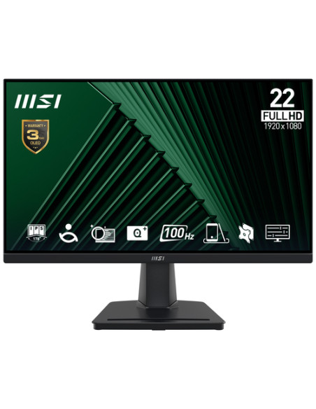 MSI Pro MP225V Monitor PC 54,5 cm (21.4") 1920 x 1080 Pixel Full HD LCD Nero