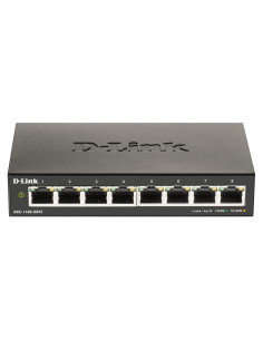 D-Link DGS-1100-08V2 Gestito L2 Gigabit Ethernet (10/100/1000) Nero