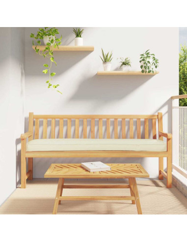 Cuscino per pallet Crema 180 x 40 x 8 cm Tessuto Oxford