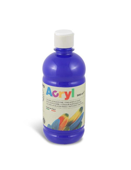 BOTT 500ML TEMP ACRIL BLU OLTREM