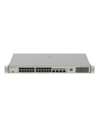 REYEE SWITCH POE 28 PORTE GIGABIT, LAYER 2, CLOUD MANAGED, POE BUDGET, 370W