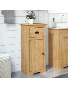 Mobile da Bagno con cassetto BODO Marrone miele 44 x 30 x 90 cm