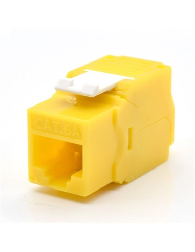 PRESA RJ45U CAT.6A  GIALLO