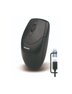 MOUSE USB 1000 DPI + USB-C ADAPTER