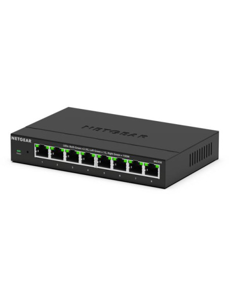NETGEAR MS308 Non gestito 2.5G Ethernet (100/1000/2500) Nero