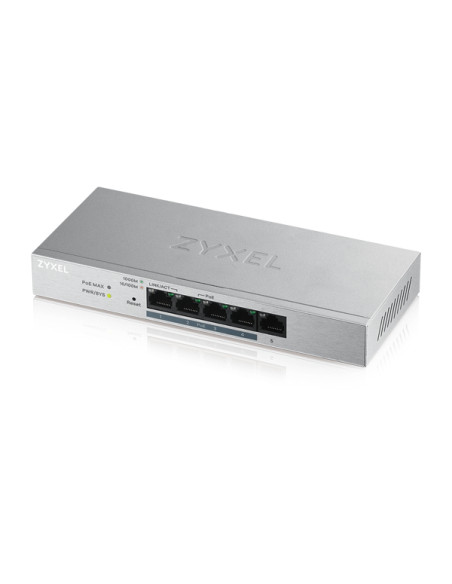 Zyxel GS1200-5HP v2 Gestito Gigabit Ethernet (10/100/1000) Supporto Power over Ethernet (PoE) Grigio