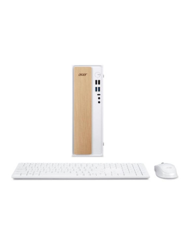 PC ACER ASPIRE SFF XC101-13H5U DT.BQ8ET.007 i5-13420H 16GB SSD512GB Tastiera Mouse NO DVD NO W11 BIANCO- PANNELLO FRONTALE LEGNO