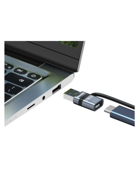 ADATTATORE USB M USBC F + FERMACAVO
