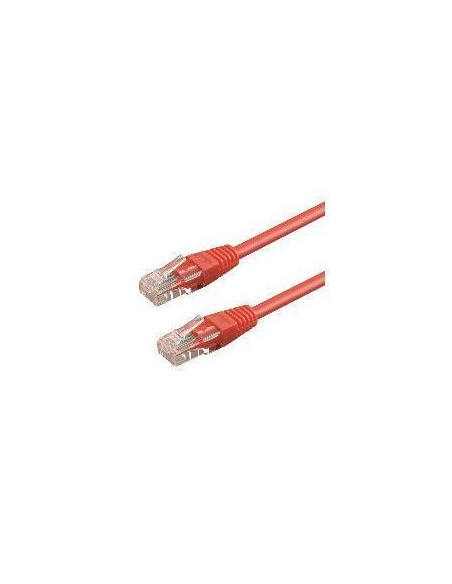 PATCH U/UTP CAT.6 PVC ROSSO 0.5M